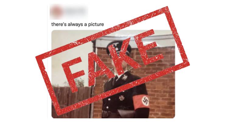 No, this isn't a photo of Dominic Perrottet wearing a Nazi costume