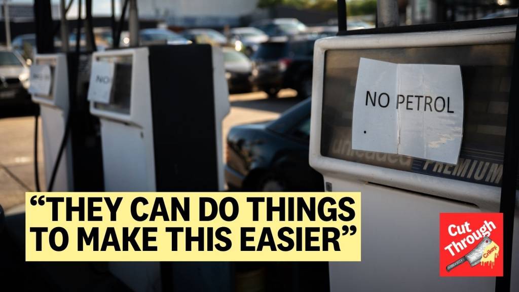 When does a temporary fuel crisis become a full-blown catastrophe?