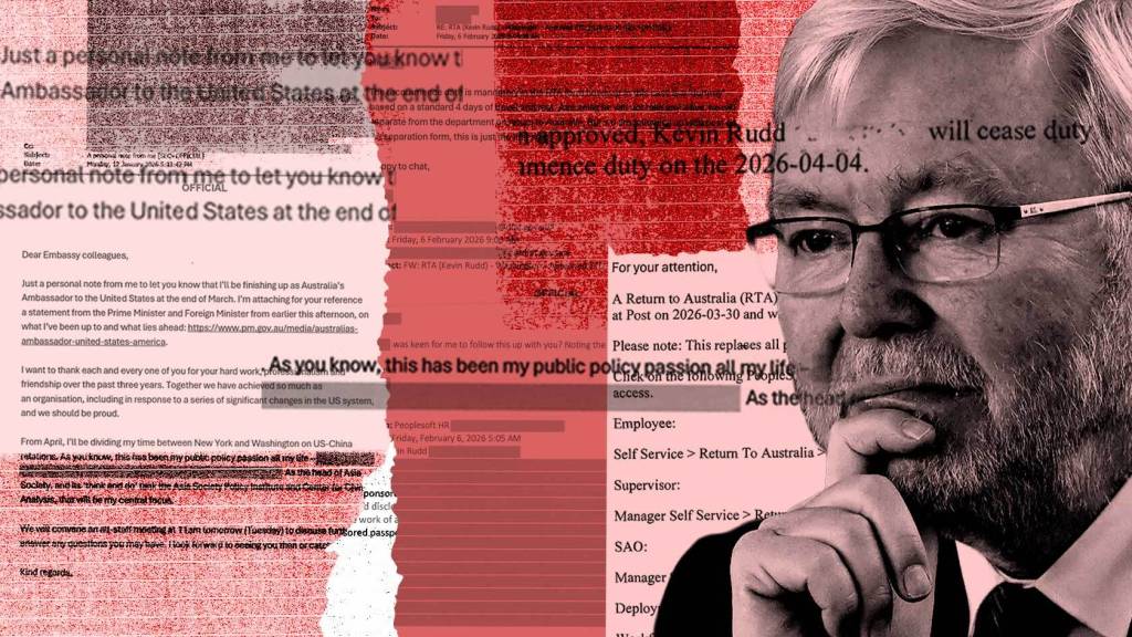 ‘You haven’t quite gotten rid of me yet’: Departing US ambassador Rudd’s email to embassy staff revealed