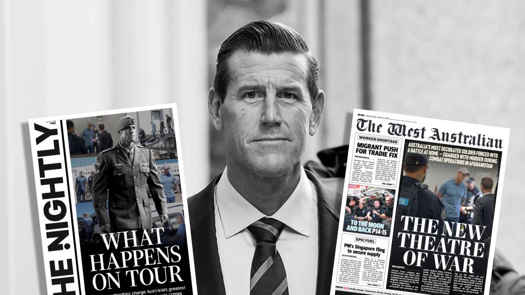 How did Seven West report on the arrest of its favourite son?