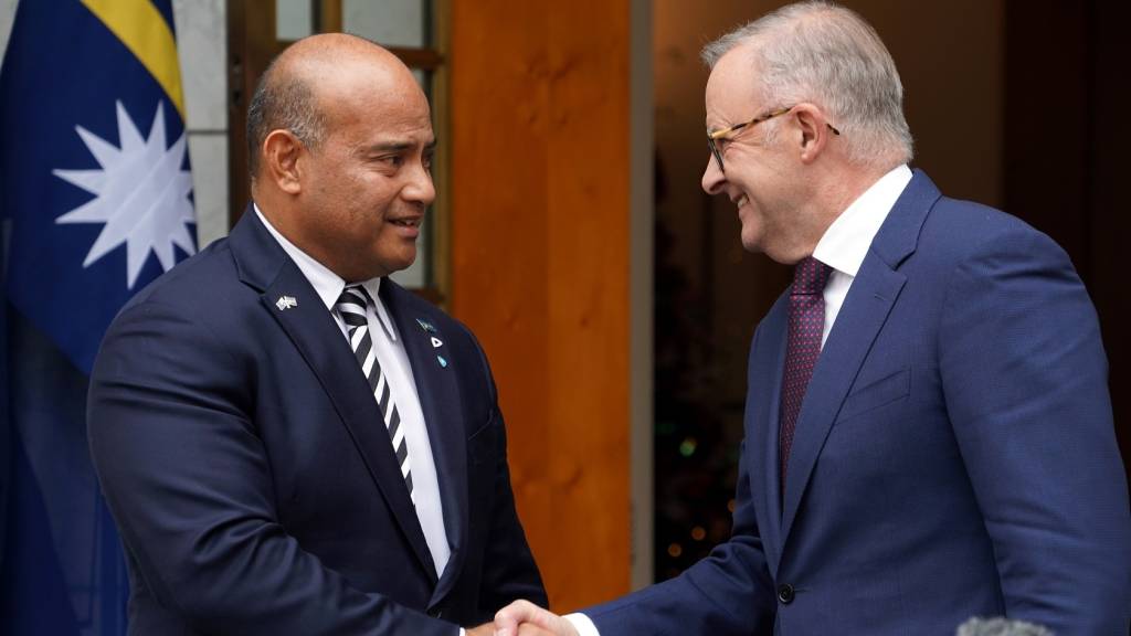 Nauru directs most of Australian deportation deal funds toward offices controlled by president and his son