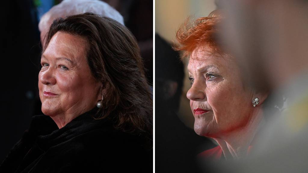 Public debate on the right of Australian politics is being influenced by News Corp, Gina Rinehart and the surge of One Nation.