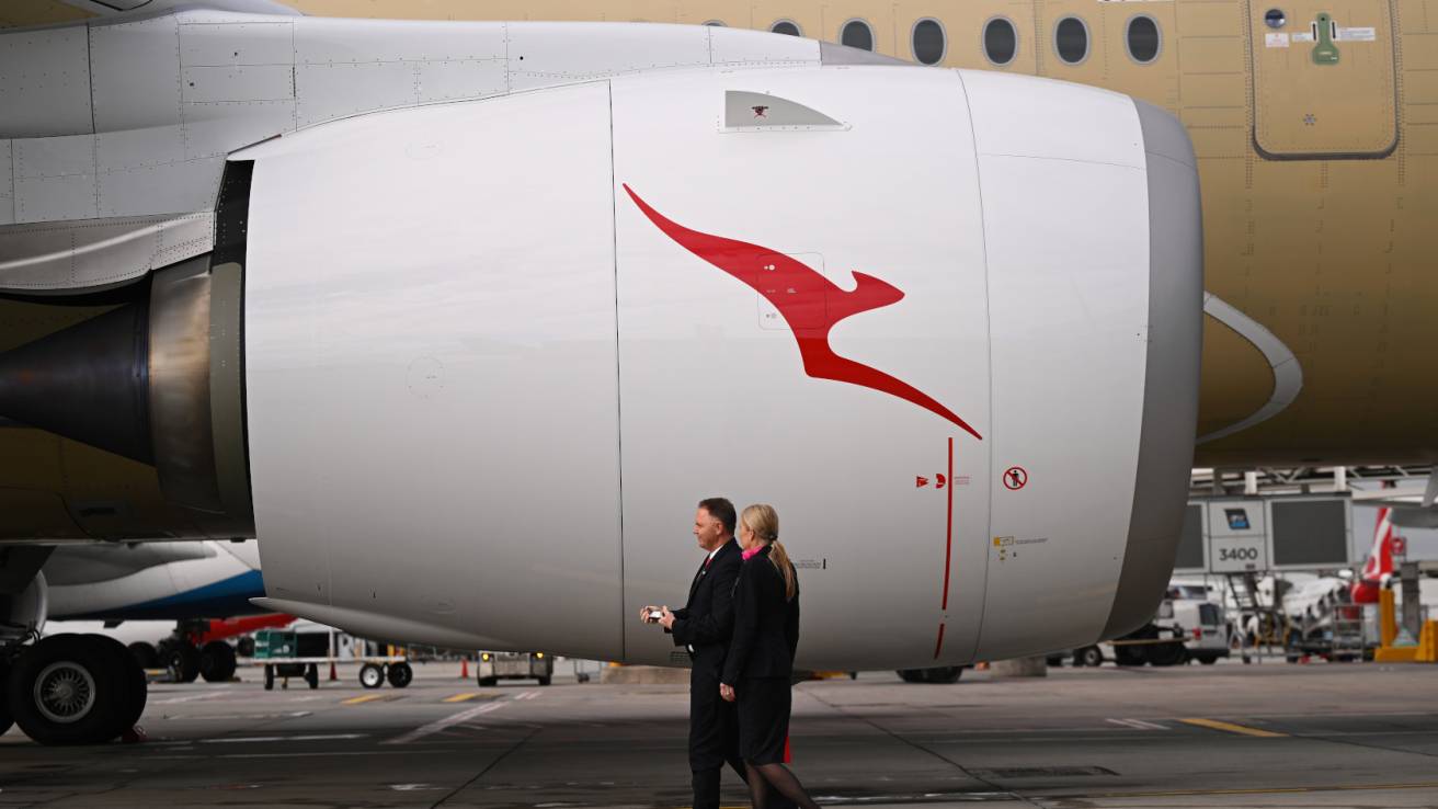 Middle East conflict meant fewer Australians travelling overseas. But Qantas still managed to make hay