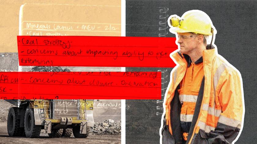Was this mining lobby meeting the only one Minns held before launching his coal strategy? He won’t say.
