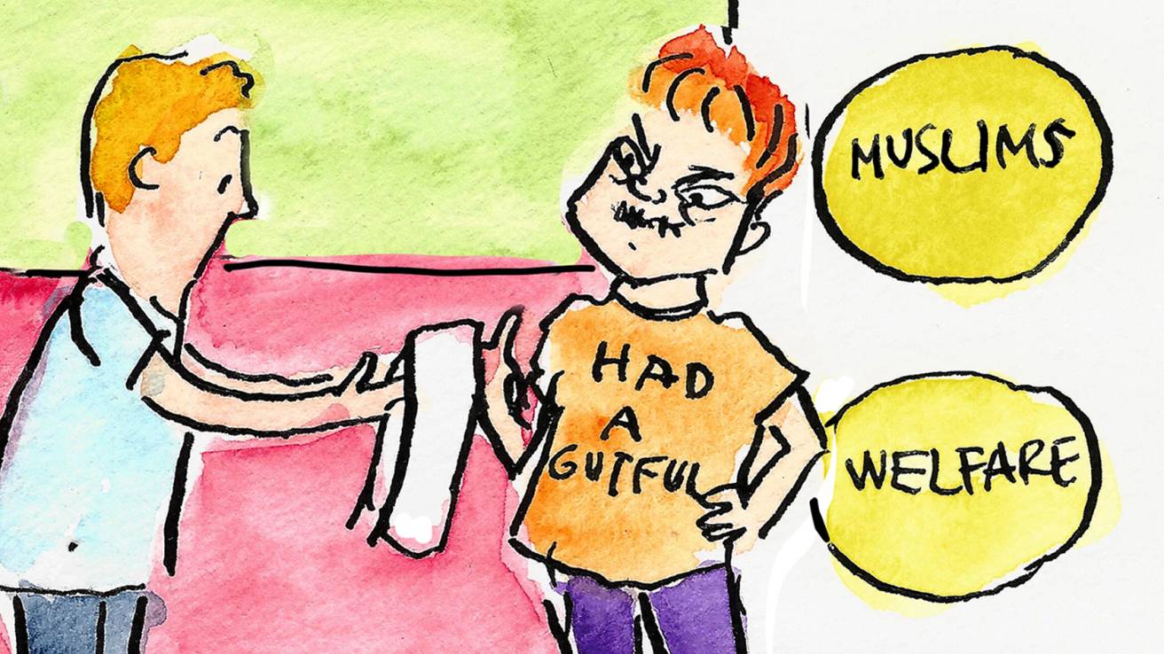 Got a grievance? Shake it off with Pauline's new party game